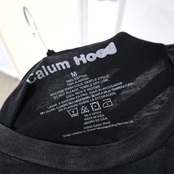 NWT 5SOS Calum Hood Sweetdreams Order Chaos Order Vintage Wash Shirt M - Picture 2 of 6